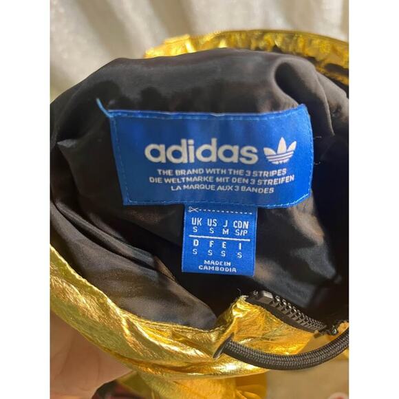 Urban Outfitters Adidas Gold Fontanka Anorak Rare Pullover Lightweight Small - Picture 16 of 16